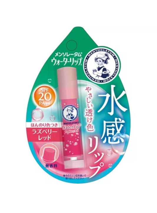 Rohto Mentholatum - Water Lip Colour Balm SPF 20 PA++ (Raspberry Red)