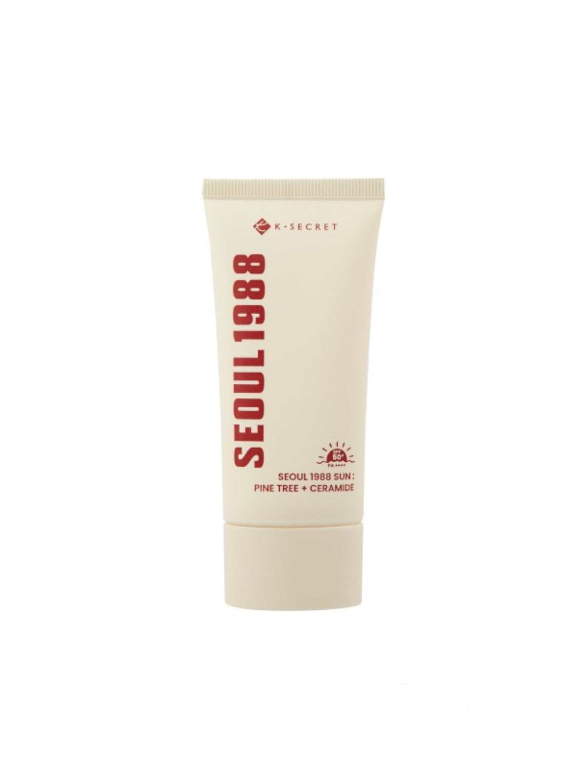 KSECRET - SEOUL 1988 Sun : Pine Tree + Ceramide SPF50+ PA++++ (50ml)